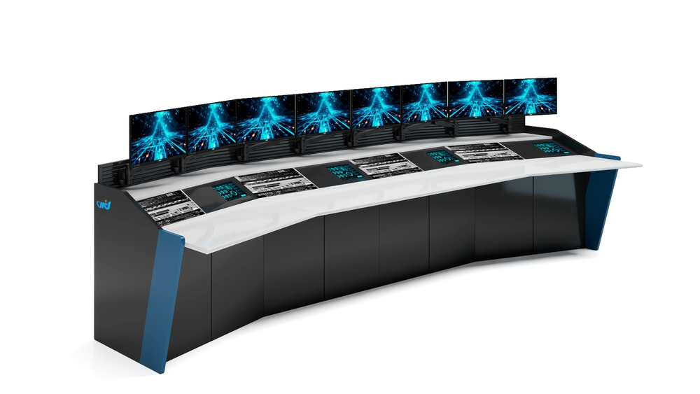 监控操作台（弧形）